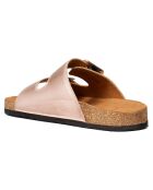 Mules Giverny in pelle color oro rosa
