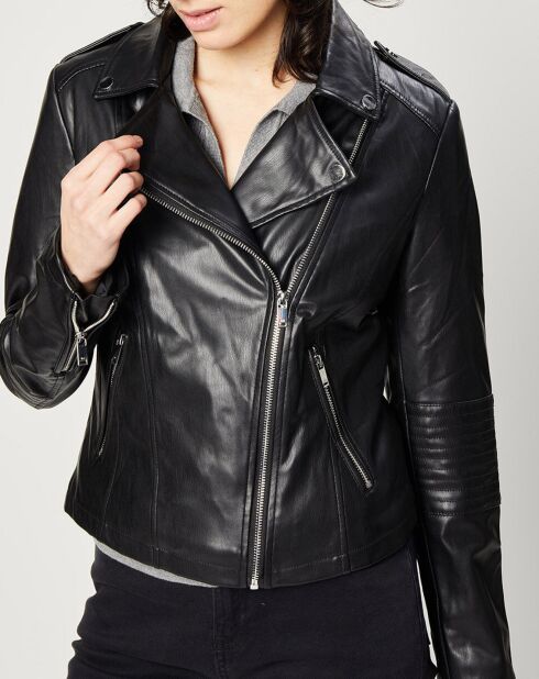 Veste perfecto Biker effet cuir collection EDC by Esprit noire