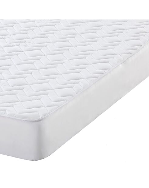 Protège-matelas imperméable matelassée blanc - 160x190/200 cm