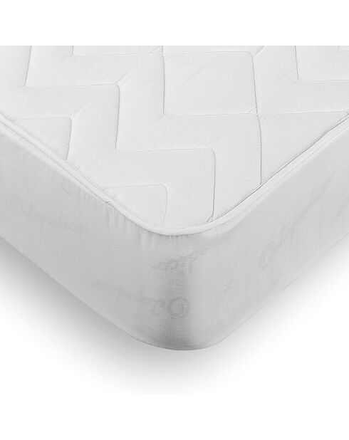 Protège-matelas imperméable matelassée blanc - 160x190/200 cm