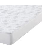 Protège-matelas imperméable matelassée blanc - 180x190/200 cm