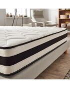 Matelas Maxim noir/blanc - 140x190 cm