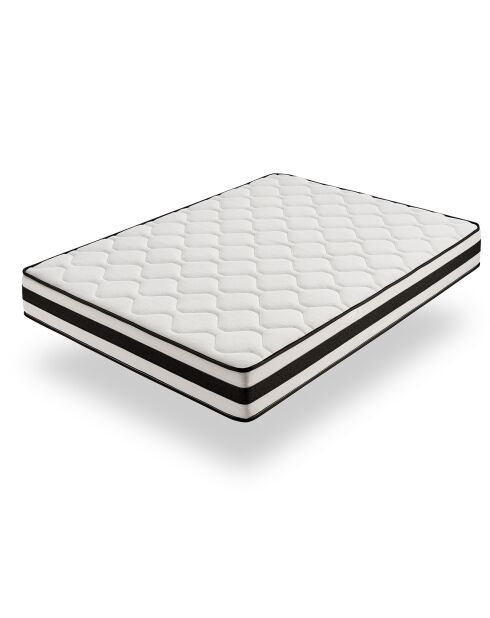 Matelas Maxim noir/blanc - 180x200 cm