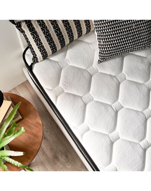 Matelas Maxim noir/blanc - 200x200 cm