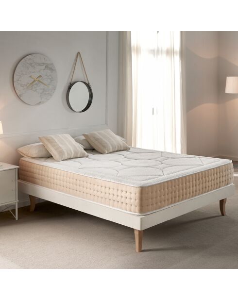 Matelas Memory Royal Multizone beige - 90x200 cm