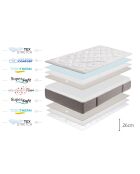 Matelas Platinium Classic gris - 180x200 cm