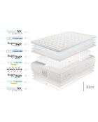 Matelas Westin Spring blanc - 200x200 cm