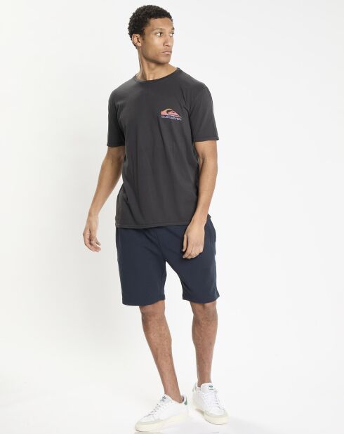 Schwarzes T-Shirt aus 100% Bio-Baumwolle