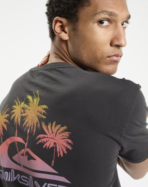 Schwarzes T-Shirt aus 100% Bio-Baumwolle