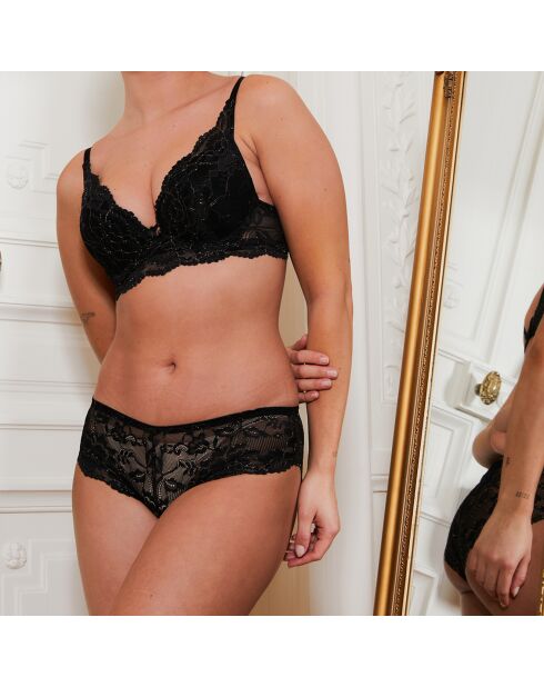 Ensemble Soutien-gorge & Shorty Sama noir