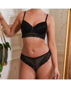 Ensemble Soutien-gorge & Tanga Paty noir