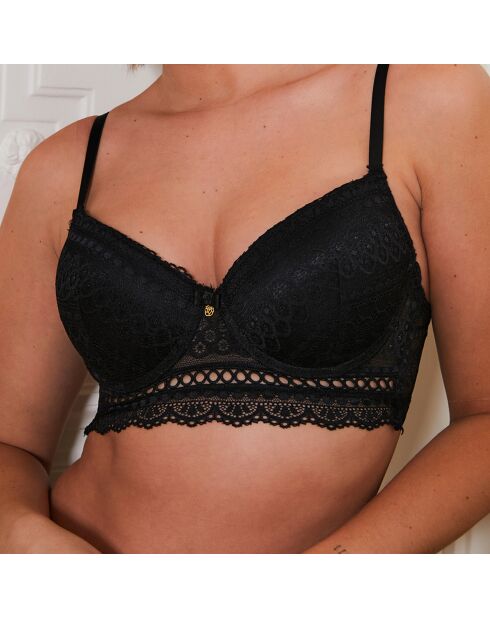 Ensemble Soutien-gorge & Tanga Paty noir