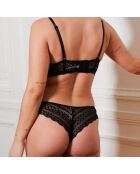 Ensemble Soutien-gorge & Tanga Paty noir