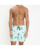 Short de Bain vert/multicolore