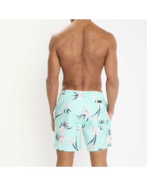 Short de Bain vert/multicolore