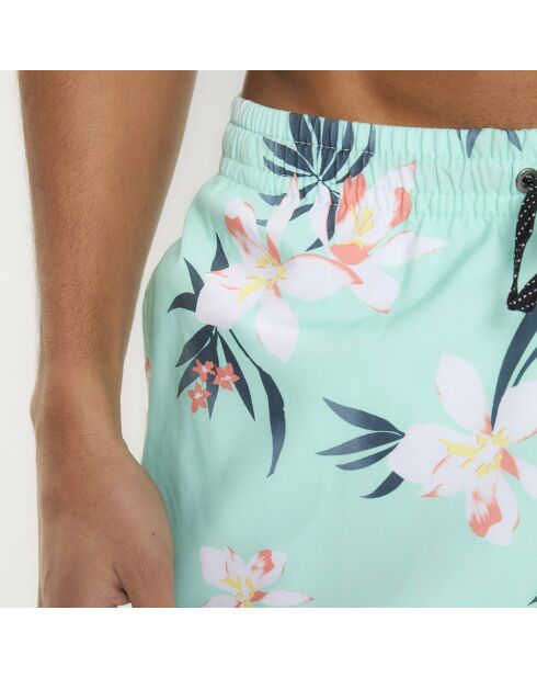 bañador verde/multicolor