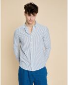 Chemise Dean rayée denim