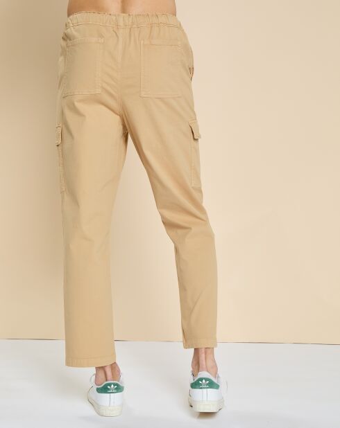 Dayan beige cargobroek