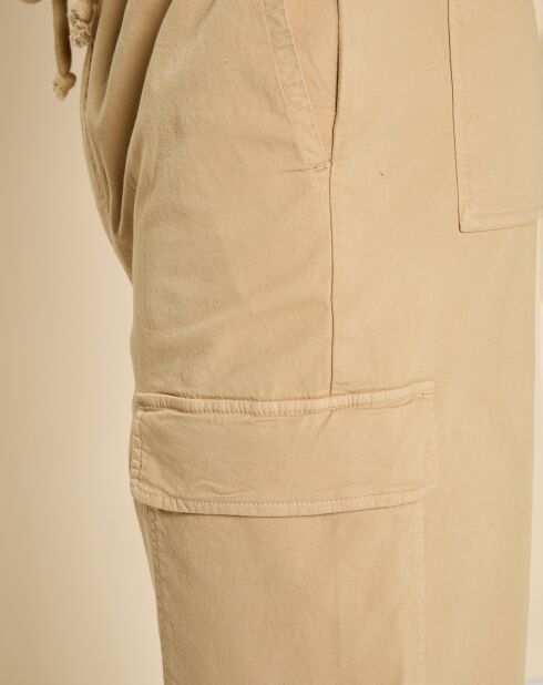 Dayan beige cargobroek