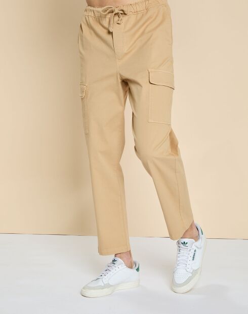 Dayan beige cargobroek