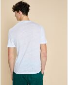 T-Shirt 100% Lin Humbert blanc