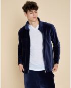 Veste en Velours Hilaire marine