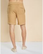 Short 100% Lin Danton camel