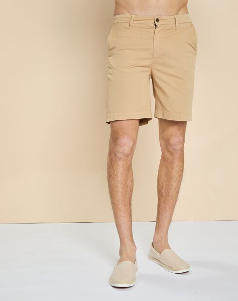 Beige korte broek Domi