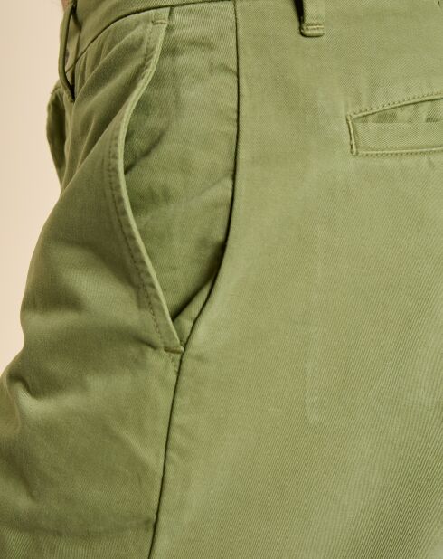 Pantalon chino Dominique olive