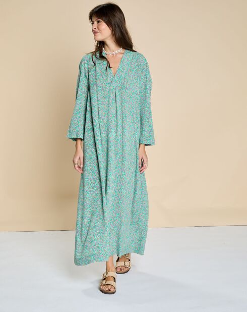 Robe Estella imprimée cachemire multicolore