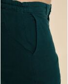 Pantaloni plissettati Diony fougère