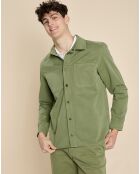 Surchemise regular Domingo olive