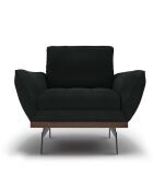 Fauteuil Olivier noir - 95x95x87 cm