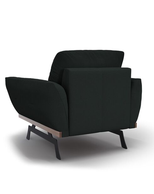 Fauteuil Olivier noir - 95x95x87 cm