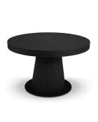 Table Extensible Laica chêne noire - 120/220x120x76 cm