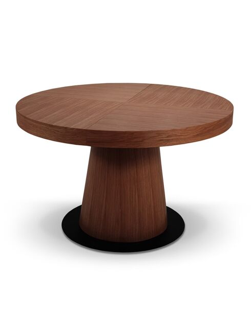 Table Extensible Laica chêne foncé - 120/220x120x76 cm