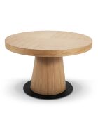 Table Extensible Laica chêne naturel/chêne - 120/220x120x76 cm