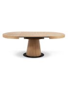 Table Extensible Laica chêne naturel/chêne - 120/220x120x76 cm