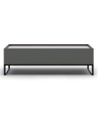 Table Basse Helene gris/chêne naturel - 120x60x35 cm