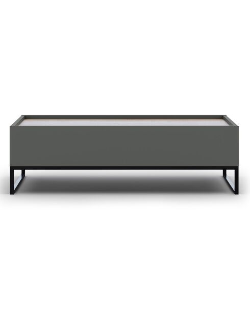 Table Basse Helene gris/chêne naturel - 120x60x35 cm