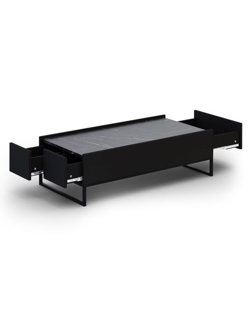 Table Basse Helene noire - 120x60x35 cm