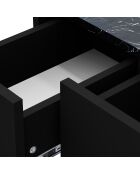 Table Basse Helene noire - 120x60x35 cm