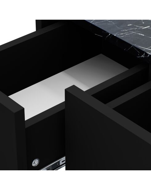 Table Basse Helene noire - 120x60x35 cm