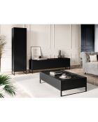 Table Basse Helene noire - 120x60x35 cm