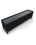 Meuble TV Helene noir - 180x40x50 cm