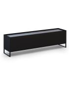 Meuble TV Helene noir - 180x40x50 cm