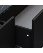 Meuble TV Helene noir - 180x40x50 cm