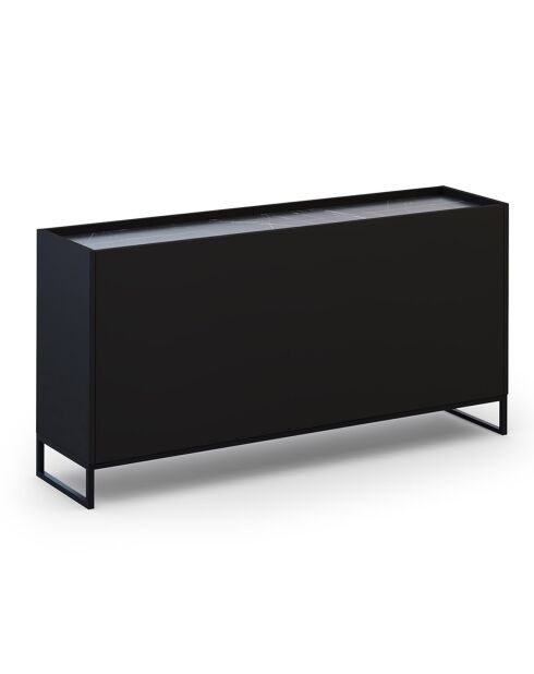 Buffet Helene noir - 160x40x80 cm