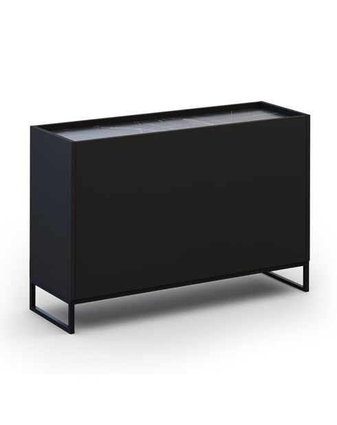 Commode Helene noire - 120x40x80 cm