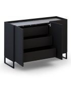 Commode Helene noire - 120x40x80 cm